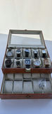 Lot Of 10 Watches & Wood Style Watch Display Case - thumbnail 1 of 8