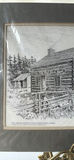 Framed James Armstrong Homestead Print and Decorative Easel Stand - thumbnail 2 of 9