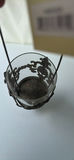 Pair of California Floral & Home Metal and Glass Hanging Candle Holders - thumbnail 5 of 6