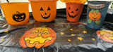 Halloween Pumpkin Buckets and Decorative Metal Pail - thumbnail 2 of 6