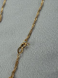 10K Gold Italian Stamped Necklace - thumbnail 7 of 11