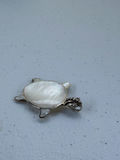 Sterling Silver Turtle Shaped Shell Pendant - thumbnail 6 of 9