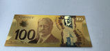 Gold-Plated Canada 100 Banknote with Certificate of Authenticity - thumbnail 8 of 8