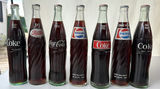 Vintage Pepsi-Cola and Coca-Cola Glass Bottles with Pepsi-Cola Wooden Crate - thumbnail 2 of 17