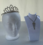Rhinestone Tiara and Necklace Set - thumbnail 1 of 11