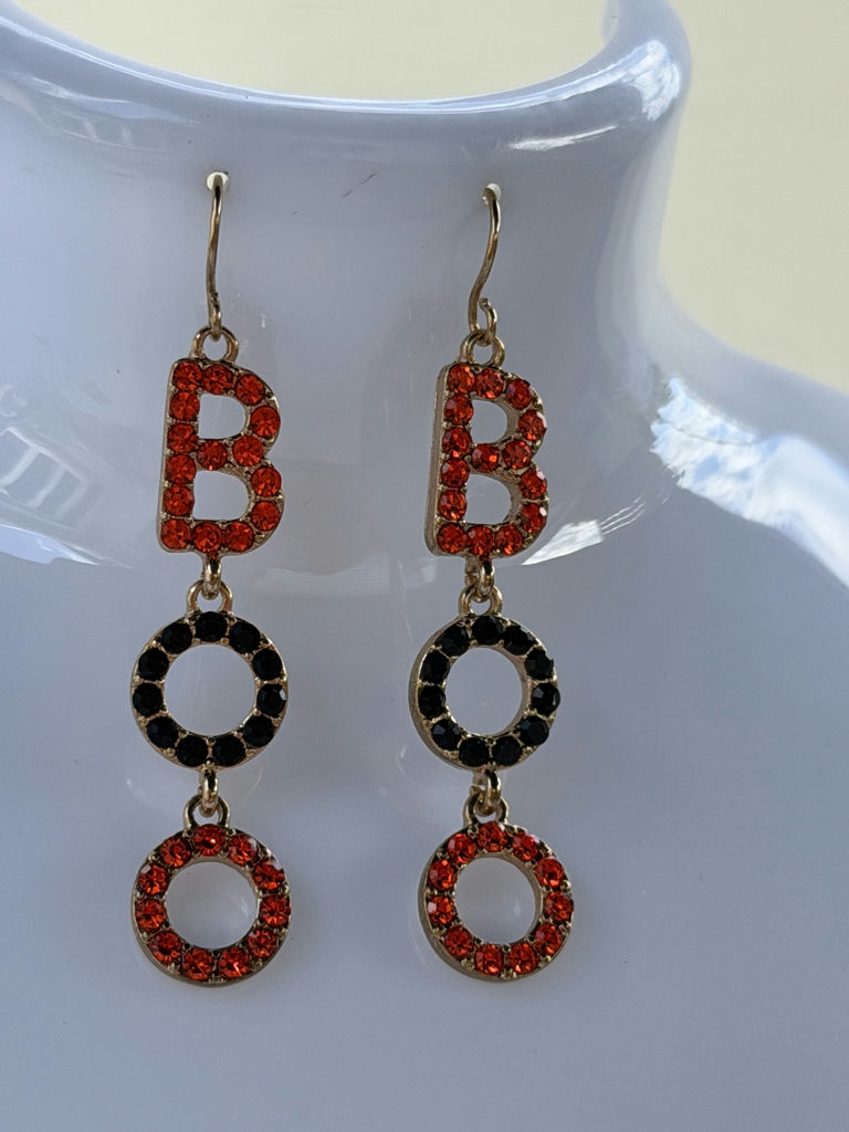 Halloween Themed Earrings and Pumpkin Pin - image 2 of 6