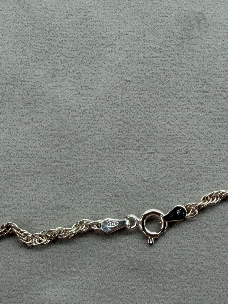 Sterling Silver Chain Anklet and Adjustable Ring - image 9 of 10