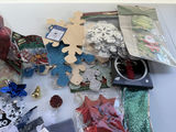 Assorted Christmas Decorations and Gift Bags LOT - thumbnail 1 of 8