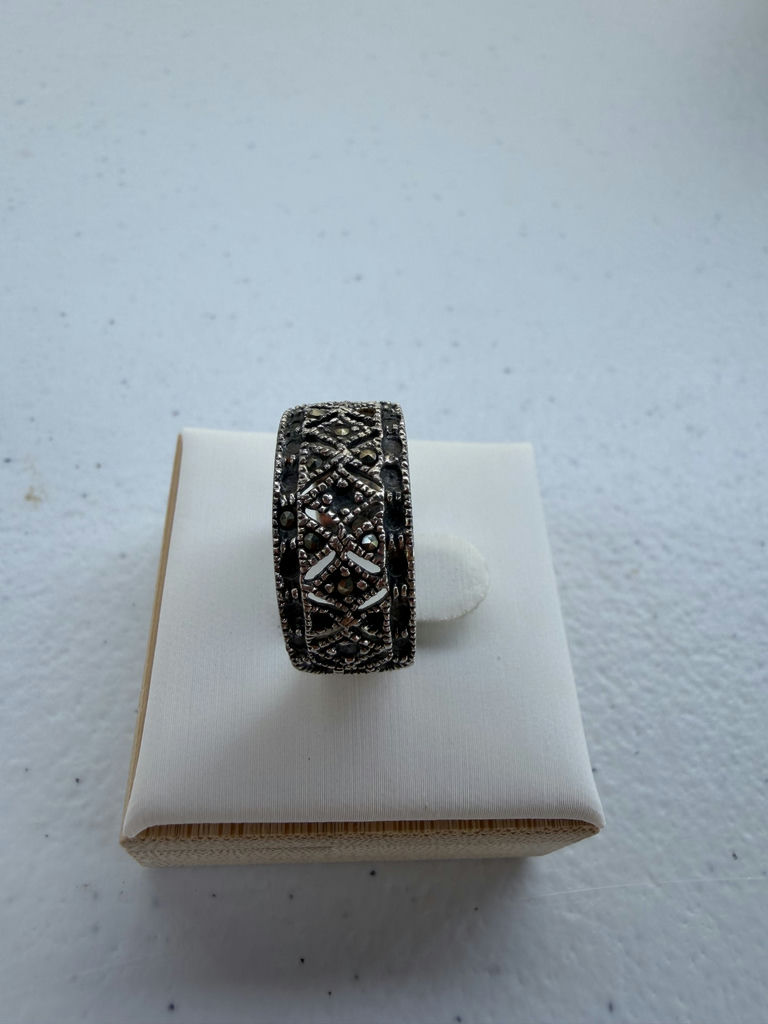 Sterling Silver Patterned Ring - image 7 of 12