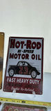Set of Four Vintage Style SHELL Metal Automotive Signs - thumbnail 3 of 6