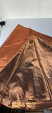 Box Lot Of Shiny Orange And Copper Color Table Cloths And Runners With Studio Specialties Holiday Garland Metallic Fabric Roll - thumbnail 11 of 11