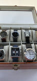 Lot Of 10 Watches & Wood Style Watch Display Case - thumbnail 7 of 8