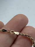10K Gold Rope Chain Necklace - thumbnail 5 of 10