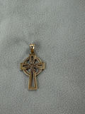 14K Gold Celtic Cross Pendant - 2grams - thumbnail 4 of 10