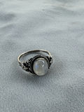 Silver Tone Oval Stone Ring - thumbnail 15 of 16