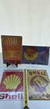 (4) Vintage Style - Shell Motor Oil Metal Signs Set - thumbnail 1 of 4