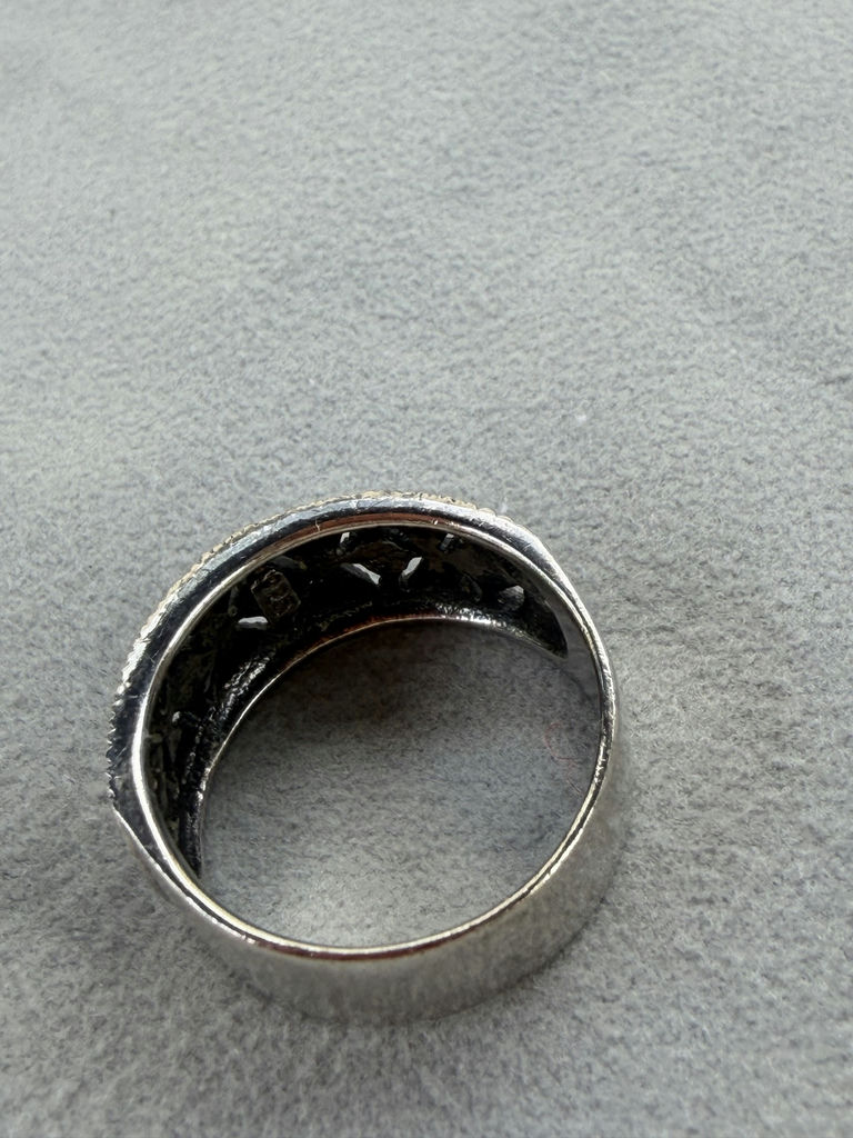 Sterling Silver Patterned Ring - image 9 of 12