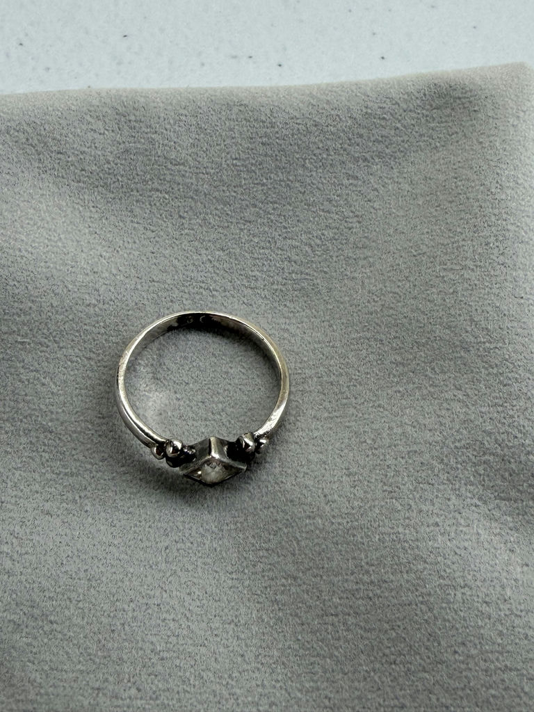 Sterling Silver Ring with Square Stone - image 6 of 9