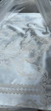 Lot Of (5) Patterned Fabric Table Cloths Ornate Floral And Scroll Pattern - thumbnail 1 of 6