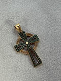 14K Gold Celtic Cross Pendant - 2grams - thumbnail 1 of 10
