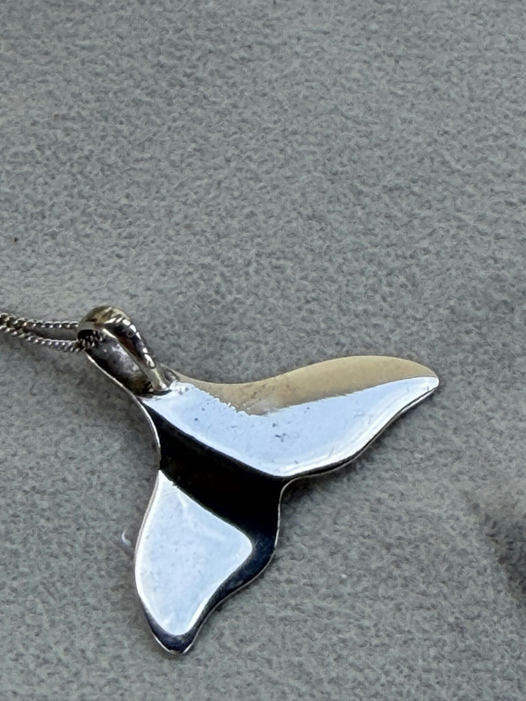Michael Hill Sterling Silver Whale Tail Necklace - image 1 of 13