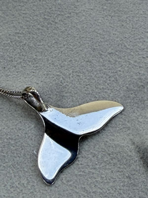 Michael Hill Sterling Silver Whale Tail Necklace - Image 1 of 13