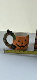 Halloween Pumpkin Decorations and Ceramic Mugs LOT - thumbnail 4 of 24