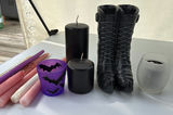 Halloween Decorative Candles, Witch Boot Holders, and Candle Cups - thumbnail 1 of 8
