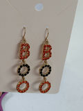Halloween Themed Earrings and Pumpkin Pin - thumbnail 5 of 6