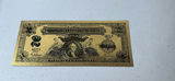 Gold-Plated United States Two Dollar Banknote with Certificate of Authenticity - thumbnail 7 of 8