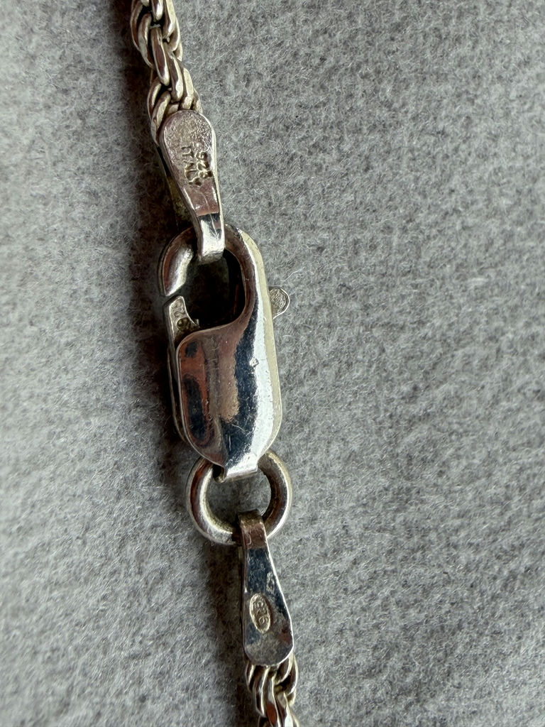 Sterling Silver Pendant Necklace with Gemstones - image 14 of 15