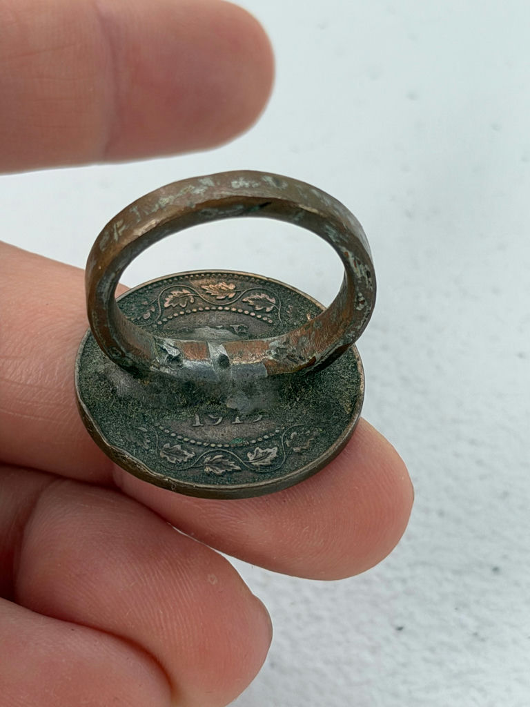 Three Vintage Style Coin Rings - image 9 of 11