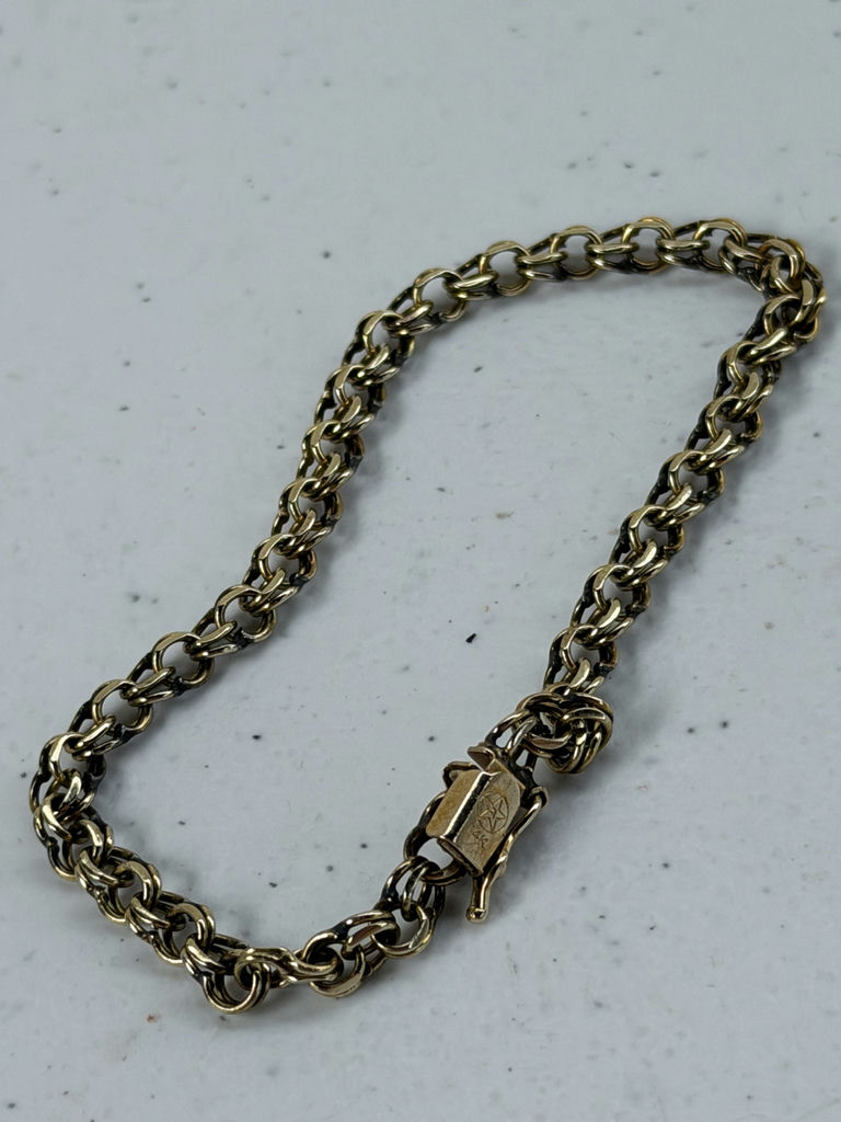 14K Gold Chain Bracelet