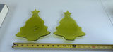 Studio Nova Snowtime Frost Glass Platter and Two Christmas Tree Dishes - thumbnail 3 of 11