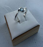 Sterling Silver Blue Topaz Ring - thumbnail 1 of 11