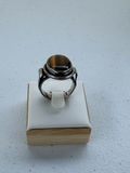 Sterling Silver Tiger's Eye Stone Ring - thumbnail 9 of 13