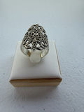 Ornate Sterling Silver Filigree Ring - thumbnail 6 of 12