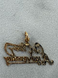 10K Gold Happy Anniversary Pendant - thumbnail 4 of 6