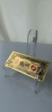 Gold Plated $10 US Gold Banknote with Certificate of Authenticity - thumbnail 5 of 8