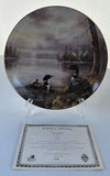 (2) Dominion China Ltd. Loon Collector Plates with Certificates - thumbnail 1 of 13