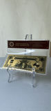 Gold-Plated United States Two Dollar Banknote with Certificate of Authenticity - thumbnail 3 of 8