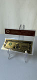 Gold Plated 100,000 Dollar Banknote with Certificate of Authenticity - thumbnail 2 of 8