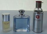Calvin Klein Escape, Nautica Voyage, and Swiss Army Eau de Toilette Bottles - thumbnail 1 of 4