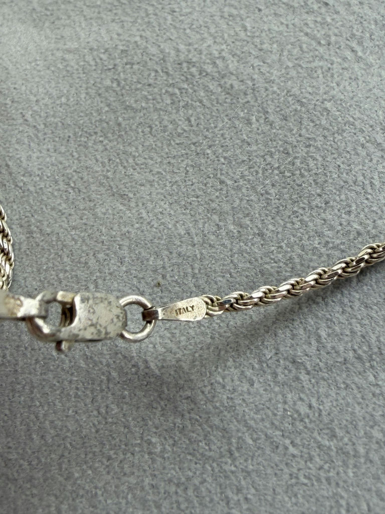 Sterling Silver Pendant Necklace with Gemstones - image 13 of 15