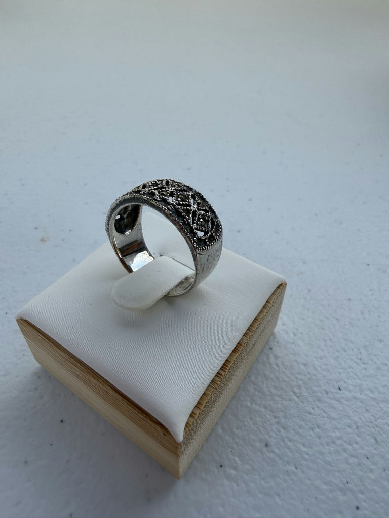 Sterling Silver Patterned Ring - image 8 of 12