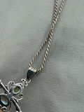 Sterling Silver Pendant Necklace with Gemstones - thumbnail 11 of 15