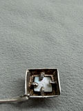 Pair of Sterling 925 Silver Mother of Pearl Dangle Earrings - thumbnail 3 of 8