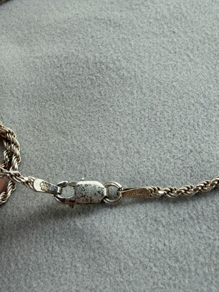 Sterling Silver Pendant Necklace with Gemstones - image 12 of 15