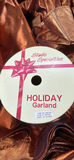 Box Lot Of Shiny Orange And Copper Color Table Cloths And Runners With Studio Specialties Holiday Garland Metallic Fabric Roll - thumbnail 4 of 11