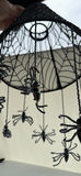 Bombay Company Halloween Beaded Spider Web Lampshade - thumbnail 6 of 9